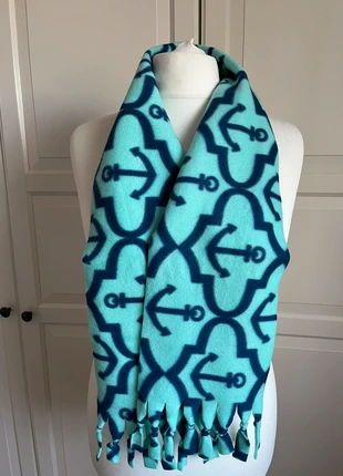 Light anchor sea marine pattern scarf, brand: NO LABEL, condition: Very good, £10.00, £11.20 includes Buyer Protection
