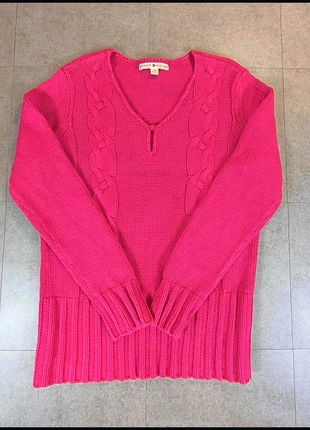 Pull Tommy Hilfiger – Femme – Taille L – Rose – Maille torsadée – Col V – Très bon état #16, marque: Tommy Hilfiger, état: Très bon état, taille: L / 40 / 12, 20,00 €, 21,70 € Protection acheteurs incluse