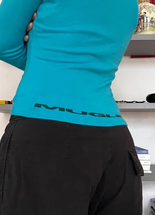 Mugler longsleeve turtleneck vintage, merk: Mugler, staat: Heel goed, maat: S / 36 / 8, € 85,00, € 89,95 inclusief Kopersbescherming