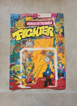 Cartão do Blister Heroes of The World Fighter TMNT, marca: Teenage Mutant Ninja Turtles, estado: Bom, tamanho: Prematuro, até 44 cm, €4.00, €4.90 inclui Proteção do Comprador