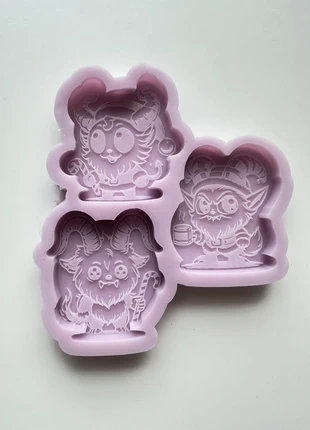 Krampus silicone mould Jemomelo spooky goth christmas, brand: jemomelo, condition: Very good, £6.00, £7.00 includes Buyer Protection