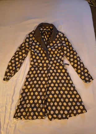 Vintage mini polka dot coat dress 60s 70s xs, brand: Vintage Dressing, condition: Very good, size: XS / 6, £14.00, £15.40 includes Buyer Protection