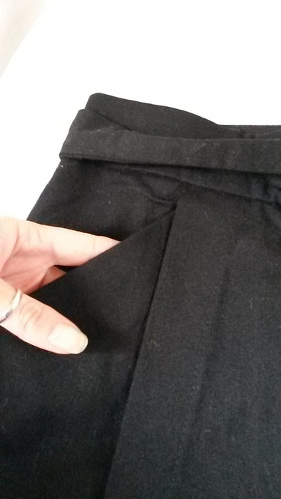 Jupe noire en laine Zara Taille M 2