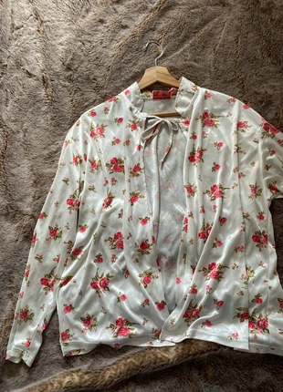 Blouse vintage satin, marca: Vintage Dressing, estado: Muy bueno, tamaño: M / 38 / 10, 5,00 €, 5,95 € Protección al comprador incluida