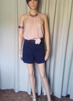 Short court & évasé ample "Quicksurf" en toile de coton marine T42, brand: Vintage, condition: Good, size: XL / 42 / 14, €12.00, €13.30 includes Buyer Protection