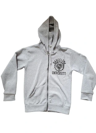 Sweat à capuche homme "Université de Barcelone" couleur gris et noir taille S Made in Spain, marque: Barcelona University, état: Très bon état, taille: S, 15,00 €, 16,45 € Protection acheteurs (Pro) incluse