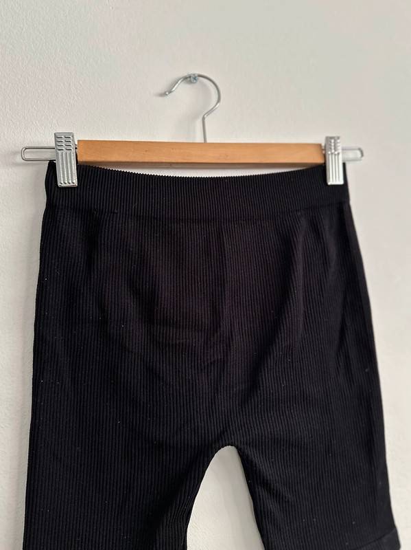 Bershka legging shorts in black