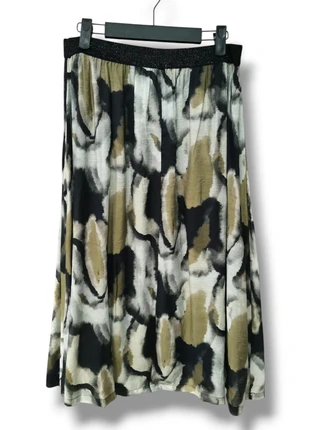 Falda Midi Estampada Vila Talla 40 Cintura con Brillo, marque: Vila, état: Très bon état, taille: L / 40 / 12, 22,00 €, 23,80 € Protection acheteurs (Pro) incluse