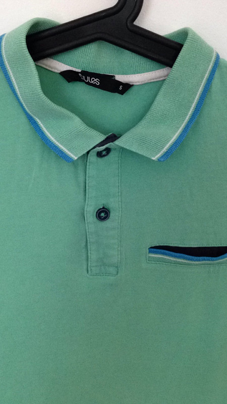 Soldes Polo vert menthe Jules taille S 5
