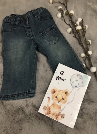 Jeans 12 mois , marke: Du Pareil au Même, zustand: Sehr gut, größe: 9-12 Monate / 74, 3,00 €, 3,85 € inklusive Vinted-Käuferschutz