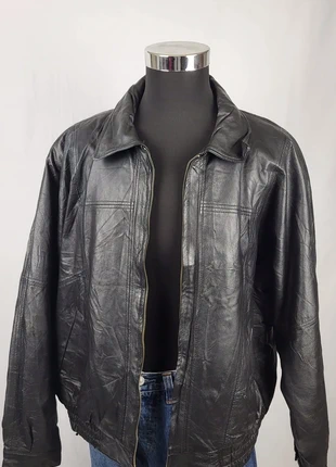 Blouson en cuir noir Basic Equipment homme XL – Style classique vintage, marca: Equipment, estado: Muy bueno, tamaño: XL, 45,00 €, 47,95 € Protección al comprador Pro incluida