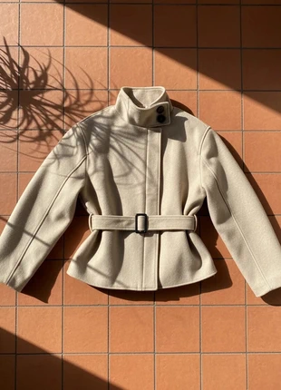 Veste camel ceinturée chic minimaliste élégante | Taille S, marque: aube, état: Très bon état, taille: S / 36 / 8, 64,99 €, 68,94 € Protection acheteurs incluse