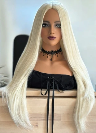 Parruca wig perrücke longue blonde platine blancheatre sans frange sorcière zombie, marca: givenza, estado: Muy bueno, 23,00 €, 24,85 € Protección al comprador Pro incluida
