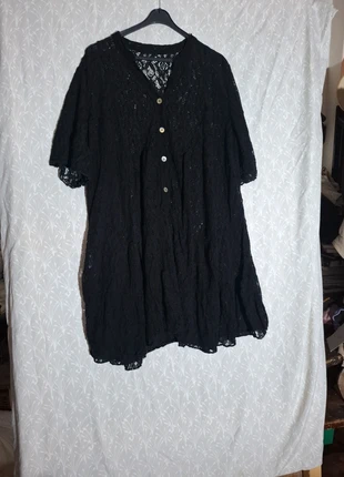 Cute 2 vintage ¹ print baggy lolita boho hippy emo goth fairy, staat: Goed, maat: 4XL / 48 / 20, € 6,00, € 7,00 inclusief Kopersbescherming