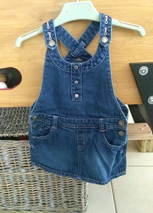 Robe en jean, marca: Kitchoun, estado: Bom, tamanho: 12-18 meses / 80 cm, €1.50, €2.28 inclui Proteção do Comprador
