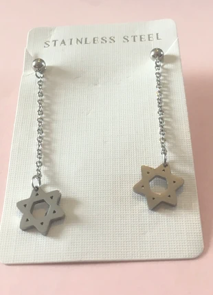 Cute silver coloured earrings, condition: New with tags, £1.50, £2.28 includes Buyer Protection