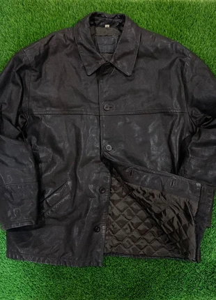 Brown Faux Leather Jacket Quilted Lining Retro Style, marque: In Extenso, état: Très bon état, taille: XL, 14,95 €, 16,40 € Protection acheteurs incluse