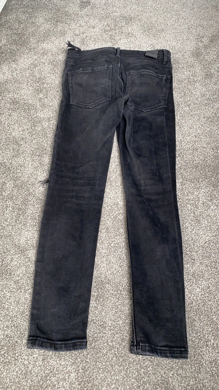 Pull & Bear - Waist 30 Black Ripped Jeans | Vinted