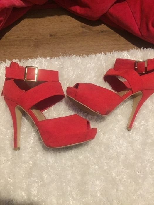 Chaussures rouge de new look 1
