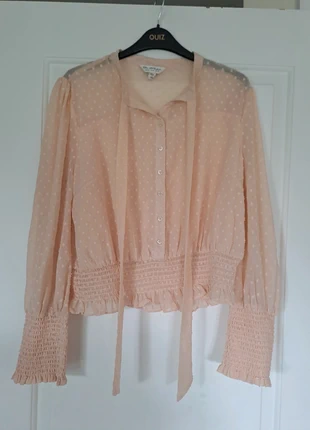 Miss Selfridge Apricot Blouse, brand: Miss Selfridge, condition: Very good, size: XL / 42 / 14, €5.00, €5.95 includes Buyer Protection