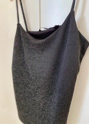 Top scintillant à fines bretelles – effet pailleté, marke: Vero Moda, zustand: Sehr gut, größe: S / 36 / 8, 2,80 €, 3,64 € inklusive Vinted-Käuferschutz