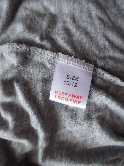 Pantalon de pyjama gris clair, taille 10-12ans 5