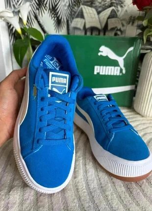 Baskets Puma femme originales bleues logo blanc semelle plateforme pointure 38,5, brand: Puma, condizioni: Nuovo con cartellino, taglia: 38.5, €39.99, €42.69 include la Protezione acquisti