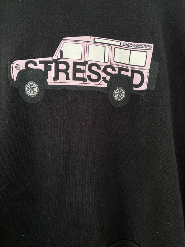 Anti social social club stressed hoodie on sale