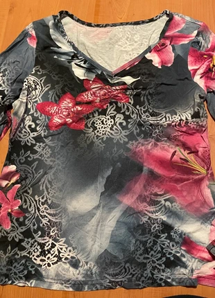 Vintage topje met bloemen, merk: Vintage, staat: Heel goed, maat: M / 38 / 10, € 3,00, € 3,85 inclusief Kopersbescherming