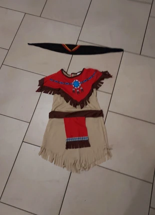 Deguisement Indienne, zustand: Sehr gut, größe: 5 Jahre / 110, 3,00 €, 3,85 € inklusive Vinted-Käuferschutz