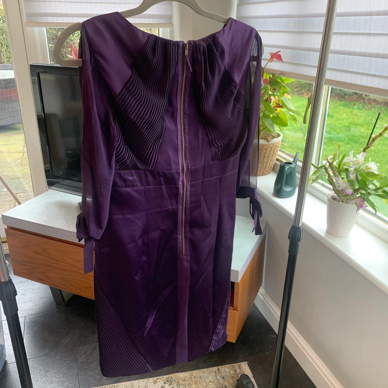Karen millen sales purple dress