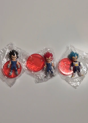 Lot de 3 figurines Dragon Ball – Vegeta 3 transformations – Neuf sous blister, estado: Nuevo con etiquetas, tamaño: Talla única, 8,00 €, 9,10 € Protección al comprador incluida