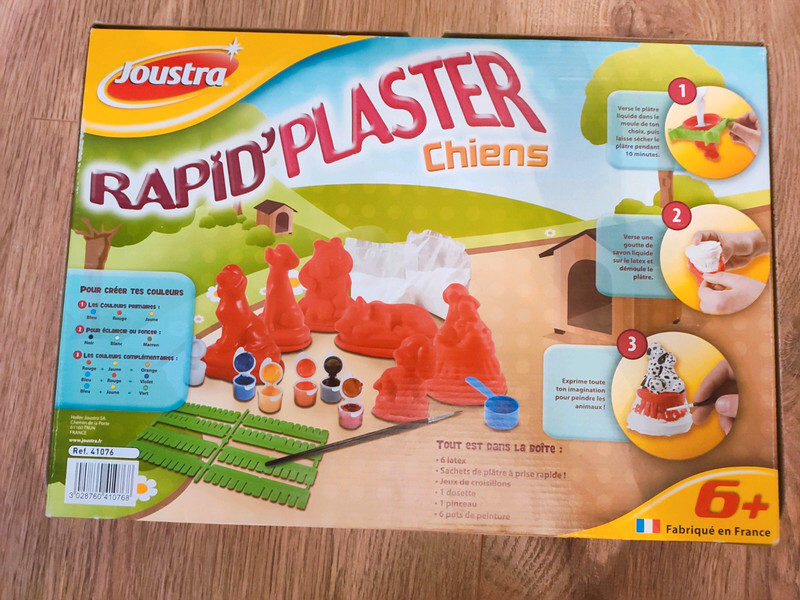 Jouet rapid'plaster (moulage en plâtre pour enfants)