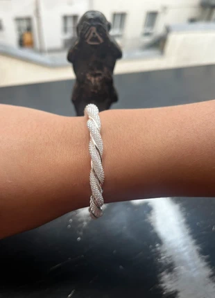 Bracelet 100% argent véritable, élégant et intemporel, marque: Argent, état: Neuf sans étiquette, 14,40 €, 15,82 € Protection acheteurs incluse