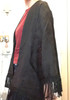 IKKS - kimono - jacquard - noir - Taille unique - Women's jacquard kimono jacket 10