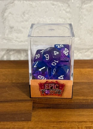 Lot de Dés – Indigo Sea – Set Complet 7 Pièces en Boîte, brand: D&D, condizioni: Nuovo con cartellino, €10.90, €12.15 include la Protezione acquisti Pro