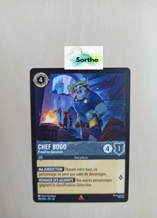 Carte Lorcana chef Bogo rare 185/204 Chapitre 10, brand: Ravensburger, condizioni: Nuovo senza cartellino, €1.00, €1.75 include la Protezione acquisti Pro