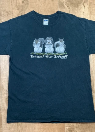 Teeshirt Gildan / Earth Sun Moon / L /52,5 x 72,5 cm/ What Birdseed?/0372, marque: Gildan, état: Satisfaisant, taille: L, 3,00 €, 3,85 € Protection acheteurs (Pro) incluse