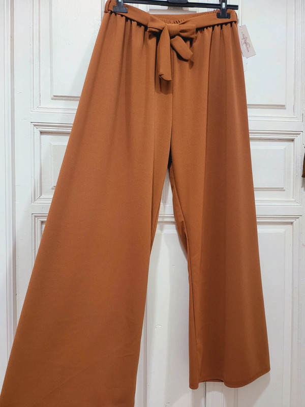 PANTALÓN ANCHO CAMEL