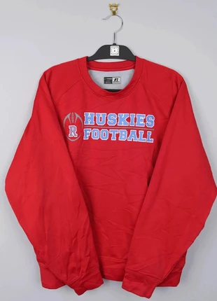 Sweat rare vintage col rond Huskies foorball USA 🇺🇸, marca: Russell, estado: Muy bueno, tamaño: L, 11,99 €, 13,29 € Protección al comprador Pro incluida