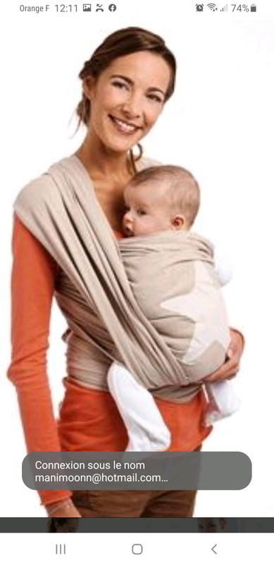 Echarpe de portage pour bébé - vertbaudet