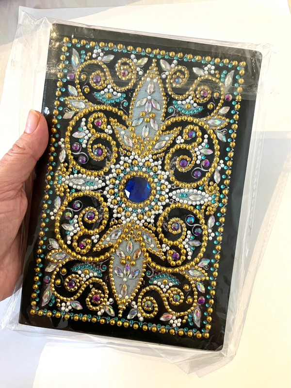 Notebook Journal decorated with rhinestones 3