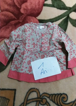Petite chemise fille 1 an, brand: Kitchoun, condizioni: Buone, taglia: 12-18 mesi / 80 cm, €2.00, €2.80 include la Protezione acquisti