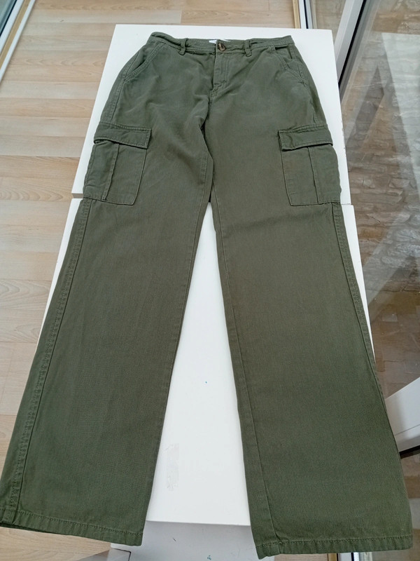Pantalon cargo kaki jennyfer