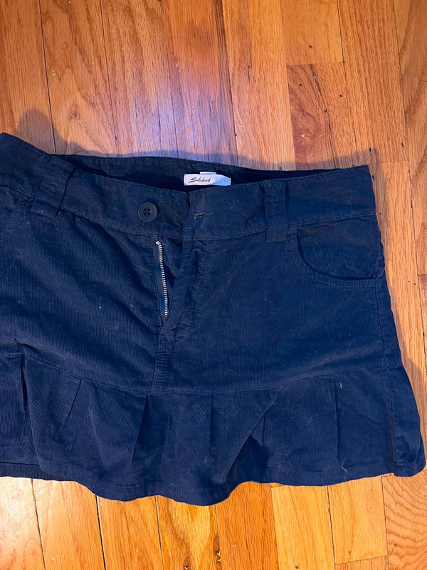 Navy blue mini skirt 3