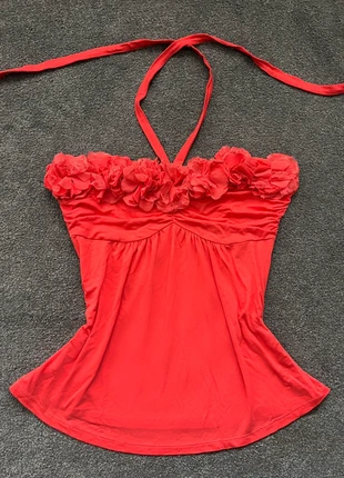 Y2k red top, brand: Top Vintage, condition: Very good, size: S / 36 / 8, €33.00, €35.35 includes Buyer Protection