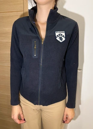 Veste Zip Tommy Hilfiger bleu marine - Femme - Taille M, brand: Tommy Hilfiger, condizioni: Ottime, taglia: M / IT 42 / EU 38, €17.90, €19.50 include la Protezione acquisti