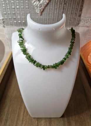 Jade nephrite - collier en jade nephrite, condition: Very good, €14.00, €15.40 includes Buyer Protection Pro