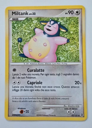 🇮🇹 Miltank (Écrémeuh) ~ DP ~ Merveilles Secrètes, marke: Pokémon, zustand: Sehr gut, 1,60 €, 2,38 € inklusive Vinted-Käuferschutz