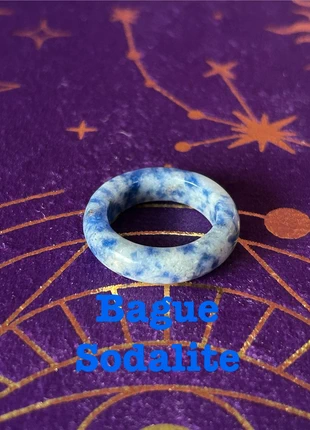 Bague Sodalite, marque: lithotherapie, état: Neuf sans étiquette, 2,99 €, 3,84 € Protection acheteurs incluse
